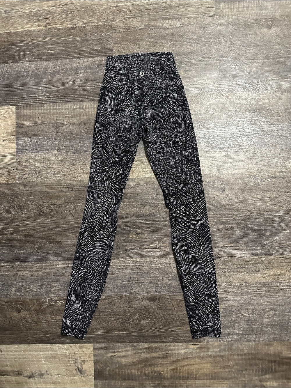Lululemon Align Diffuse Starlight Black Leggings Full Length Size 0